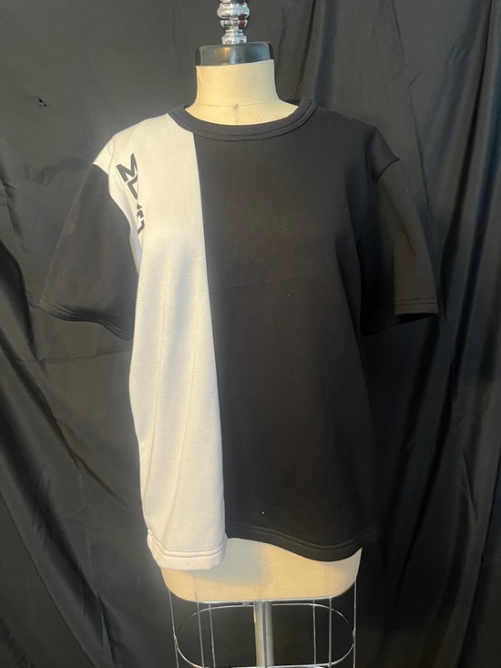 Other - Men's Two-Tone Black and White Crewneck Sweat Shirt